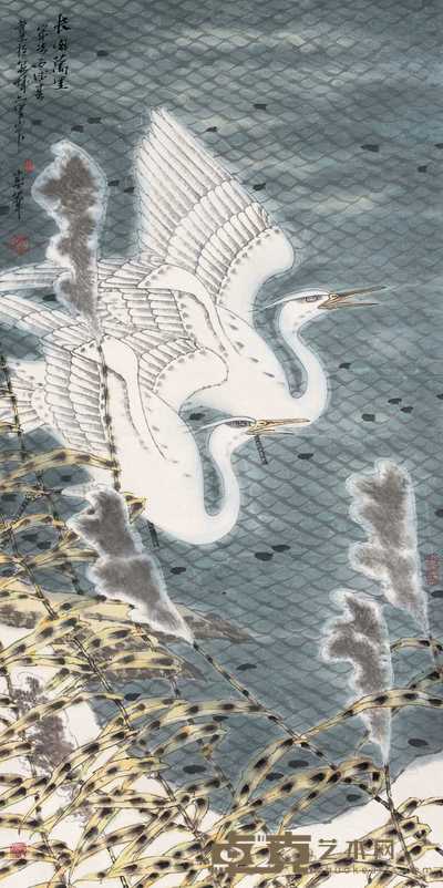 王盛华 2006年作 长风万里 镜心 136×68cm